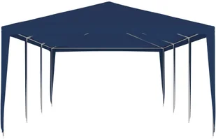 vidaXL Namiot imprezowy, 4 x 9 m, niebieski - Pawilony ogrodowe - miniaturka - grafika 4