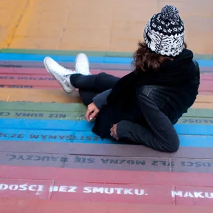 Art of Polo Czapka Renifer w śniegu - Czapki damskie - miniaturka - grafika 2