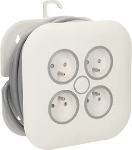 Orno Przedłużacz zwijany z płaską wtyczką 4x250V AC przewód 7m OR-AE-1375 - Przedłużacze i rozgałęźniki - miniaturka - grafika 3