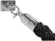 Wyposażenie lokali gastronomicznych - Bolero Zaplatany sznur odgradzający | czarny | 1500 mm CF136 - miniaturka - grafika 1