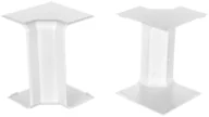 Kanały kablowe - Kopos Pokrywa narożna wewnętrzna EKE 140x60mm biała 8565 - miniaturka - grafika 1
