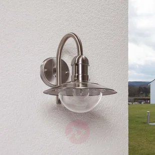 Lampenwelt Damion - nowoczesna zewnętrzna lampa ścienna stal - Lampy ogrodowe - miniaturka - grafika 4