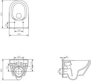 Cersanit CREA K114-015 - Kompakty WC - miniaturka - grafika 4