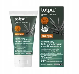 Tołpa GRREN MEN Energizujący lekki krem do twarzy z krótkim zarostem 50 ml - Kosmetyki do pielęgnacji twarzy męskie - miniaturka - grafika 3