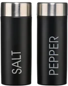 Pozostałe akcesoria kuchenne - Premier Housewares zestaw: solniczka i pieprzniczka, czarna emalia 0508549 - miniaturka - grafika 1