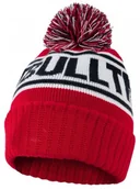 Czapki dla dzieci - Pit Bull sklep CZAPKA ZIMOWA Z POMPONEM PIT BULL FLEMING II RED - miniaturka - grafika 1