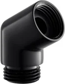 Akcesoria do armatury i ceramiki - OMNIRES T87 BL kolanko rączki prysznicowej czarny - miniaturka - grafika 1