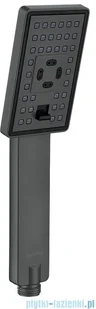 Omnires Slide Zestaw prysznicowy termostatyczny podtynkowy z deszczownicą grafit SYSSL11GR - Zestawy prysznicowe - miniaturka - grafika 6