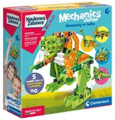 Klocki - Clementoni Naukowa zabawa Dinozaury w ruchu Mechanics junior 50681 ZB-132463 - miniaturka - grafika 1