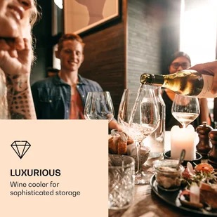 Klarstein Vinovilla 7 Built-in Uno Quartz do zabudowy - Chłodziarki do wina - miniaturka - grafika 2