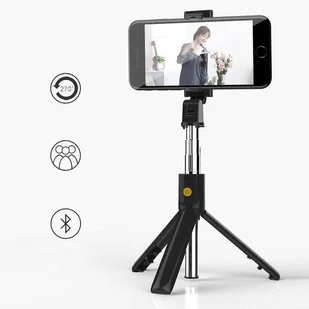 SEVERNO Kijek do selfie stick statyw tripod + pilot bluetooth TERRY-9622 - Selfie stick - miniaturka - grafika 2