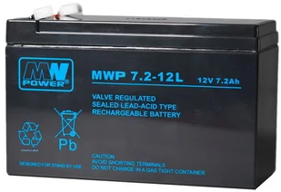 Akumulator 12V/7.2AH-MWP - Baterie do zasilaczy awaryjnych UPS - miniaturka - grafika 2