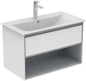 Szafki łazienkowe - Ideal Standard Connect Air Szafka pod umywalkę 80x51,7x44 cm biała/jasnoszara mat E0827KN - miniaturka - grafika 1