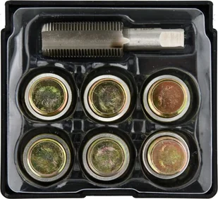 Yato ZESTAW NAPRAWCZY KORKÓW MISKI OLEJOWEJ M20 X 1,5 ZAWIERA 6 KORKÓW Z ALUMINIOWYMI PODKŁADKAMI ORAZ DEDYKOWANY GWINTOWNIK - Narzędzia warsztatowe - miniaturka - grafika 2