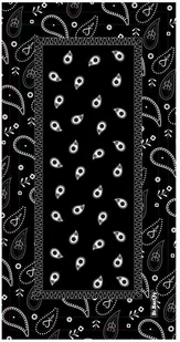 Dr. Bacty Bandana Dr.Bacty - black DRH-BANDANABLACK - Szaliki i chustki dla dzieci - miniaturka - grafika 2