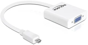 Delock adapter HDMI-D MICRO(M)->VGA(F) 65347 - Adaptery i przejściówki - miniaturka - grafika 4