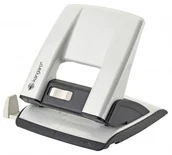 Dziurkacze - KANGARO Dziurkacz Aion-30, dziurkuje do 30 kartek, metalowy, metaliczny biały KAA30-14 - miniaturka - grafika 1