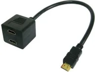 Rozgałęźniki - Techly Splitter 2x HDMI ICOC HDMI-F-002 ICOC-HDMI-F-002 - miniaturka - grafika 1