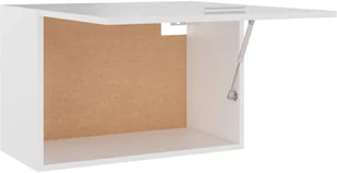 vidaXL Szafka wisząca, biała, 60x31x40 cm, płyta wiórowa - Szafki kuchenne - miniaturka - grafika 6