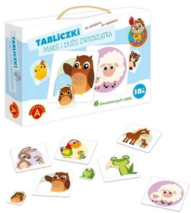Alexander Tabliczki małe i duże zwierzątka - Układanki dla dzieci - miniaturka - grafika 2