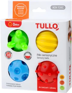 Piłki Sensoryczne Jeżyki Faktury Zestaw 4SZT Tullo - Zabawki sensoryczne - miniaturka - grafika 29