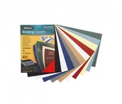 Okładki do laminatorów i bindownic - Fellowes Okładki, 5370405 - skóropodobne - Delta A4 - czarne - miniaturka - grafika 1