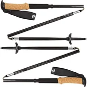 Kije trekkingowe - Black Diamond Hiking Trekking Poles Alpine Carbon z z-poles, kolor: szary , rozmiar: 100 BD11220200001001 - miniaturka - grafika 1