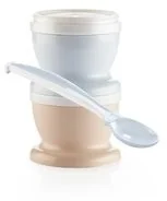 Thermobaby Pojemnik na jedzenie z łyżeczką, Niebieski - Sztućce dla dzieci - miniaturka - grafika 2