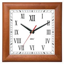 Atrix Zegar drewniany kwadrat #2 - Zegary - miniaturka - grafika 2