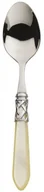 Inne sztućce - Bugatti Italy ALADDIN- Łyżka do sałatek kolor perłowy (ALCAM-04214) ALCAM-04214 - miniaturka - grafika 1
