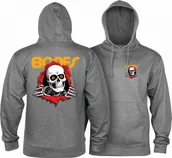 Bluzy damskie - POWELL PERALTA bluza męska POWELL PERALTA RIPPER HOOD Gunmetal Heather - miniaturka - grafika 1
