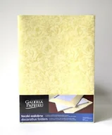 Dyplomy i okładki - Teczki ozdobne Róże kremowy - miniaturka - grafika 1