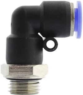 TEKMA Złączka Wtykowa Kątowa Na Wąż 8Mm Gwint 1/4"" (5902730113799) - Akcesoria pneumatyczne - miniaturka - grafika 2