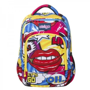 Pilot Strigo Plecak Szkolny Daily Comic CD1 - Plecaki szkolne i tornistry - miniaturka - grafika 2