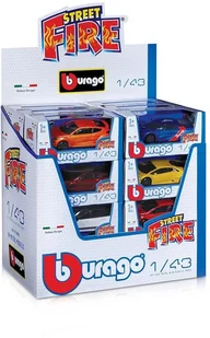 Bburago Samochód Street Fire mix WYPRZEDAŻ ART-PAP - Samochody i pojazdy dla dzieci - miniaturka - grafika 2