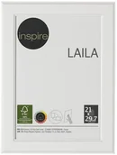 Ramki na zdjęcia - INSPIRE Ramka LAILA 21 x 29.7 cm biała MDF INSPIRE - miniaturka - grafika 1