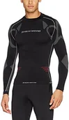 Unihokej - Sherwood sher-Wood Comfort Compression bieliznę-Top Training bieliznę, czarny, jeden rozmiar 1264 - miniaturka - grafika 1