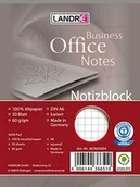 Notesy i bloczki - Landré landre 100050282 notatnik recyklingu, DIN A4, w kratkę, perforowane, 60 G/M papier z recyklingu, zestaw 10 szt., 50 arkuszy 100050295 - miniaturka - grafika 1