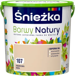 Śnieżka Emulsja Barwy Natury angielska róża 2,5 l - Farby wewnętrzne - miniaturka - grafika 2