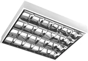 Oświetlenie warsztatowe - GTV Oprawa rastrowa LED natynkowa 4xT8 60 cm x 60 cm - miniaturka - grafika 1