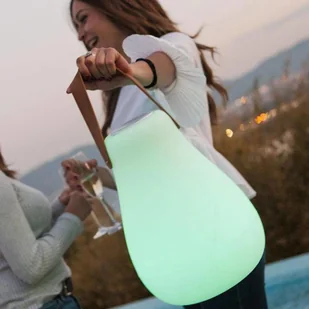 NewGarden Kurby solarna lampa stołowa, akumulator - Lampy ogrodowe - miniaturka - grafika 2