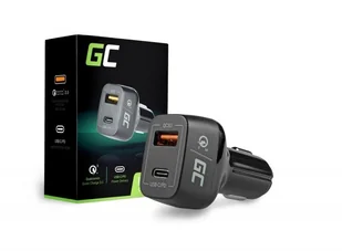 Green Cell Ładowarka samochodowa Green Cell USB-C Power Delivery + USB Quick Charge 3.0 CAD33 - Ładowarki samochodowe - miniaturka - grafika 7