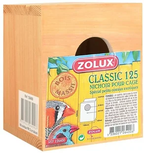 Zolux budka Classic 125 Dostawa GRATIS od 99 zł + super okazje - Karmniki dla ptaków - miniaturka - grafika 2