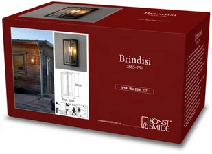 Konstsmide Kinkiet zewnętrzny Brindisie - Lampy ogrodowe - miniaturka - grafika 3