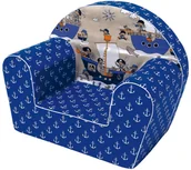 Fotele i pufy dla dzieci - Bino Fotelik dziecięcy Piraci, 42 x 32,7 x 52,5 cm - miniaturka - grafika 1