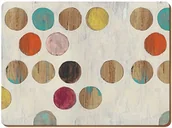 Obrusy i serwetki - Creative Tops Creative TOPS retro Spot Premium spód z korka, duże, podkładki, drewno, wielokolorowe, 4-częściowy 5176588 - miniaturka - grafika 1