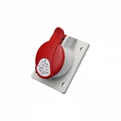 Osprzęt siłowy - Gniazdo siłowe skośne podtynkowe z puszką 32A/5P, IP44 GTPN 3253 - miniaturka - grafika 1