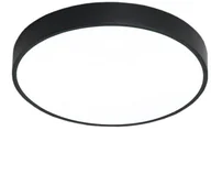 Lampy sufitowe - Abigali LAMPA sufitowa MODERN MD1001-30-HW Abigali metalowa OPRAWA plafon LED 20W 3000K okrągły czarny MD1001-30-HW - miniaturka - grafika 1