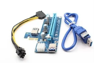 Riser Qoltec PCi-E 1x-16x | USB 3.0 | SATA/PC 55501 - Obudowy serwerowe - miniaturka - grafika 5