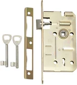 Zamki i wkładki - LOB Zamek wpuszczany na klucz 60/50 mm ocynkowany - miniaturka - grafika 1